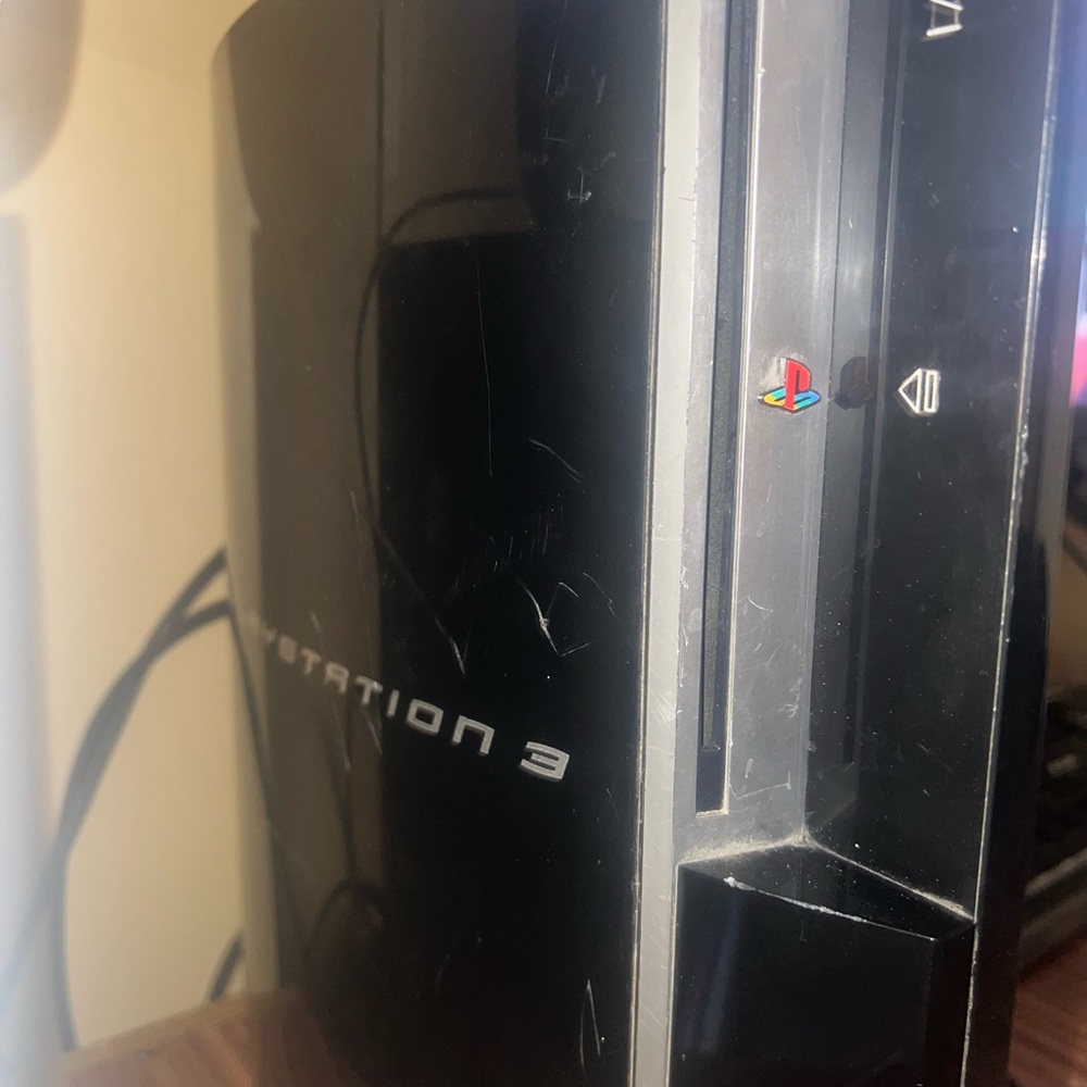 Sony PlayStation 3 Console - Sleek Black PARTS ONLY !!